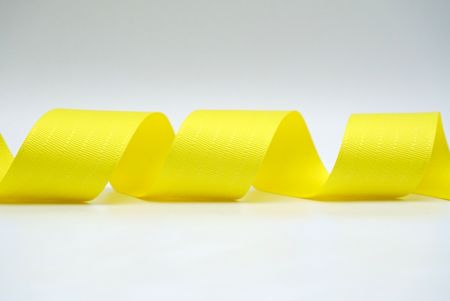 Желтая лента с узором в виде решетки из гросгрейна_K1747-A12